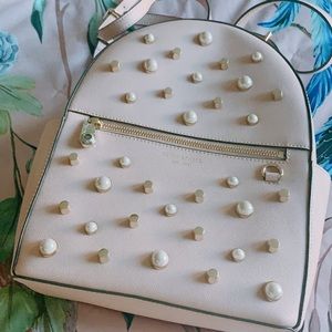 Henri Bendel Pearl Button backpack